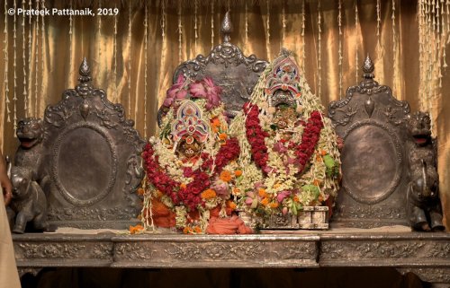 Dola Govinda and Lakshmi, utsava murtis of Jagannatha Puri temple, Odisha