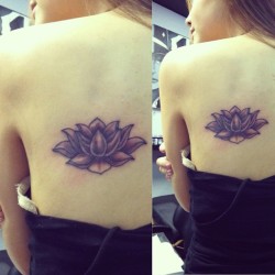 thethirdpearl:  A lotus flower blooms even in the muddiest of waters. It symbolizes overcoming life’s hardships and struggles, as well as a new start. This is a reminder for me to stay strong. #secondtattoo #inked #lotusflower Thank you @hellonoel and
