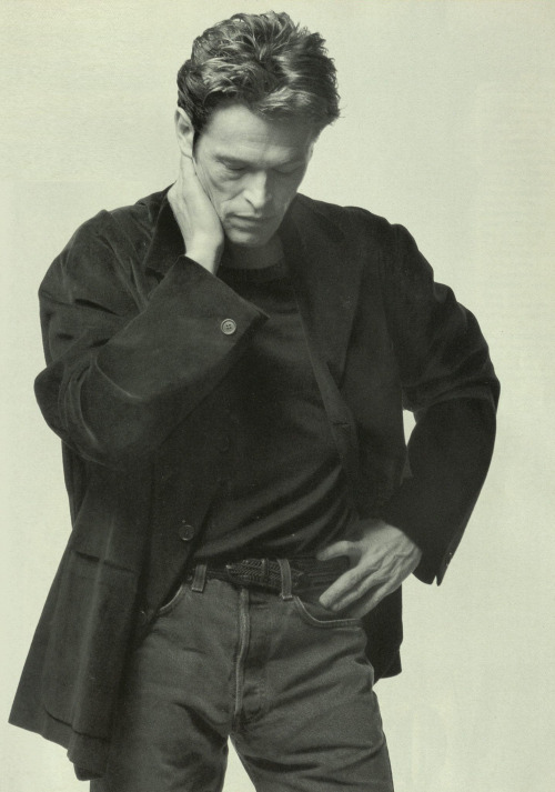 newloverofbeauty:Willem Dafoe by By Naomi Kaltman  (1991)