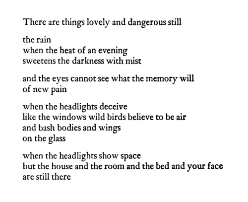 June Jordan, Of Nightsong and Flight