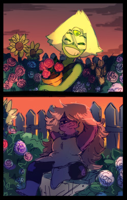 reo-coquelicot: biluart:  i wonder what will bloom from our garden.  I’m dying this is so cute and the colors are amazing !! 