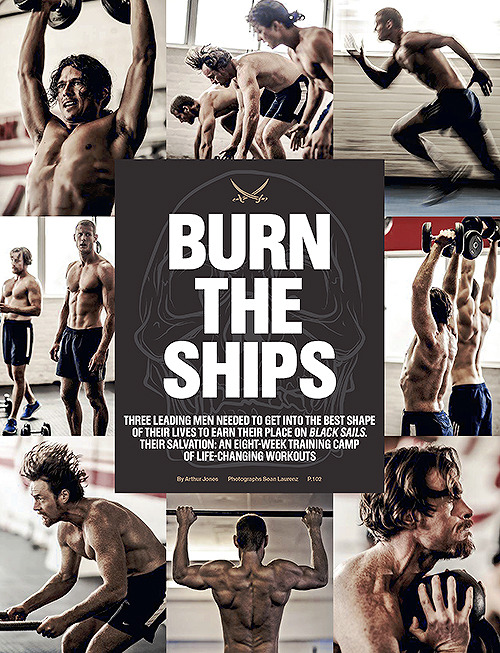 andsowewalkalone:Black Sails cast - Men’s Health South Africa, October 2015