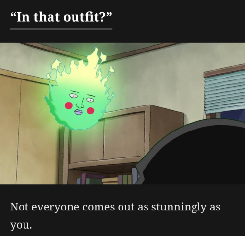 Mob Psycho Characters As Things You Shouldn't Say When Someone Comes Out As Gay