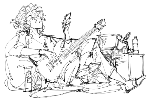 A lot of sketch of my  bard character in roleplay community&hellip;he is such a fun charact
