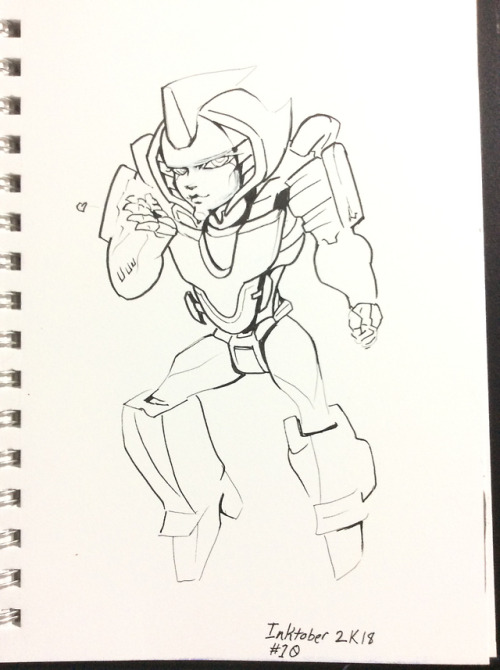 Behind but STILL TRUCKING with Inktober / Lost Light fest. Mirage &amp; Atomizer!Both had to be 
