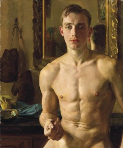gay-and-grumpy: Konstantin Somov - The Boxer (1933)