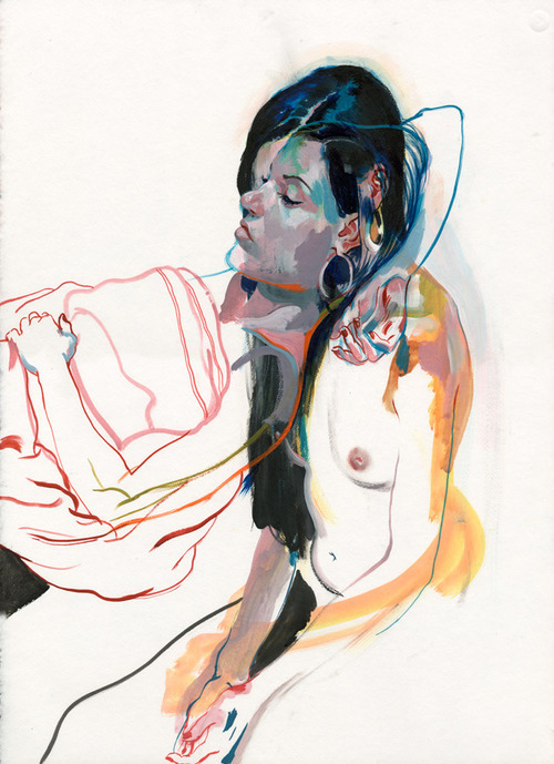 By James Jean. (It’s Sasha Grey!)  