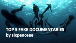 sixpenceee:  Fake documentaries or mockumentaries is a parody presented as a documentary recording real life. Here are top 5 that I found interesting. Mermaid: The Body Found: Aired on animal plant and it tells the story of a scientific team’s efforts
