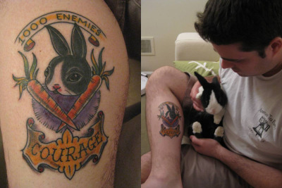 Watership Down Tattoo 12  My right shoulderfox rabbit  Flickr