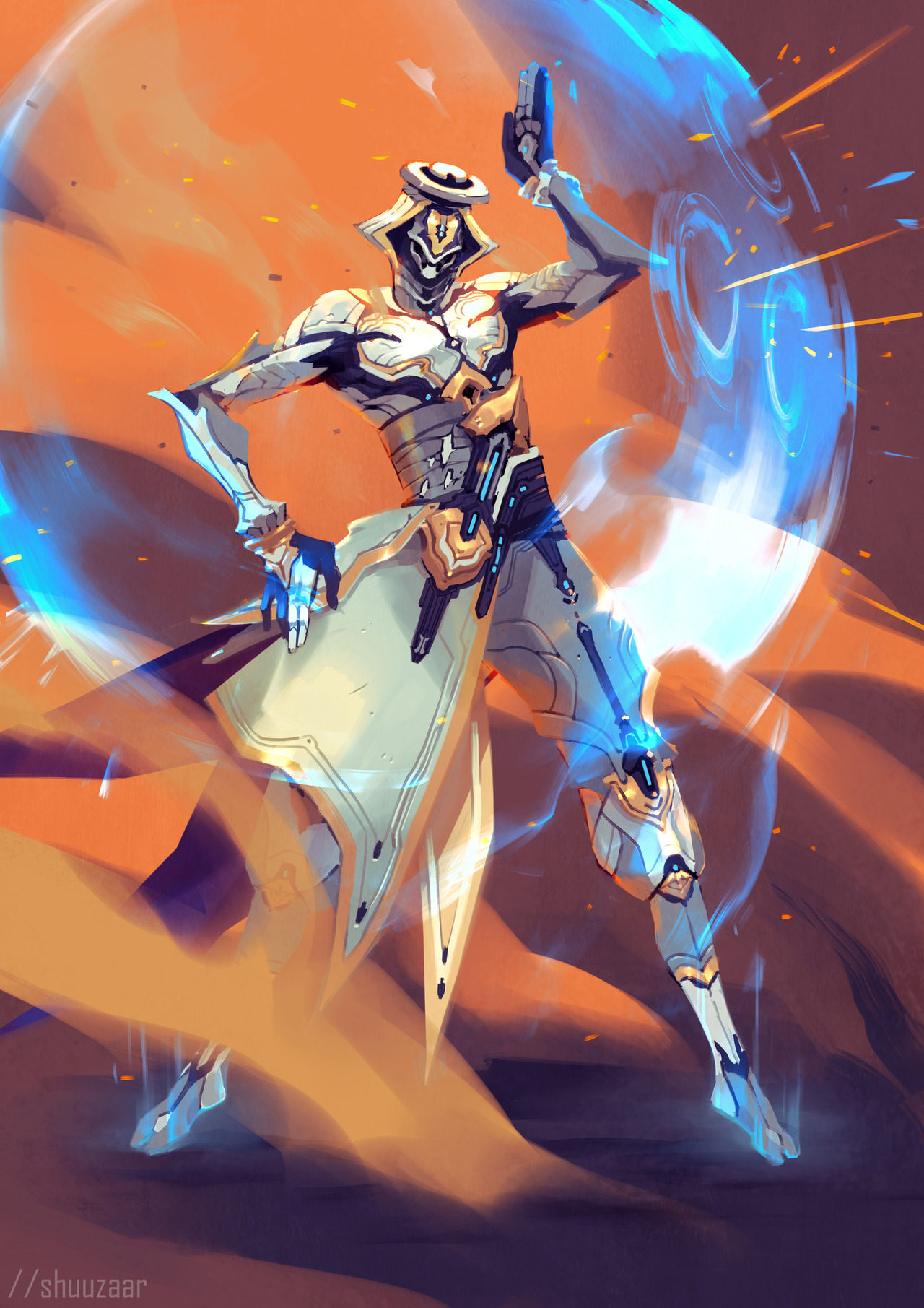 shuuzaar:  Baruuk piece i had the pleasure to do for his reveal today!