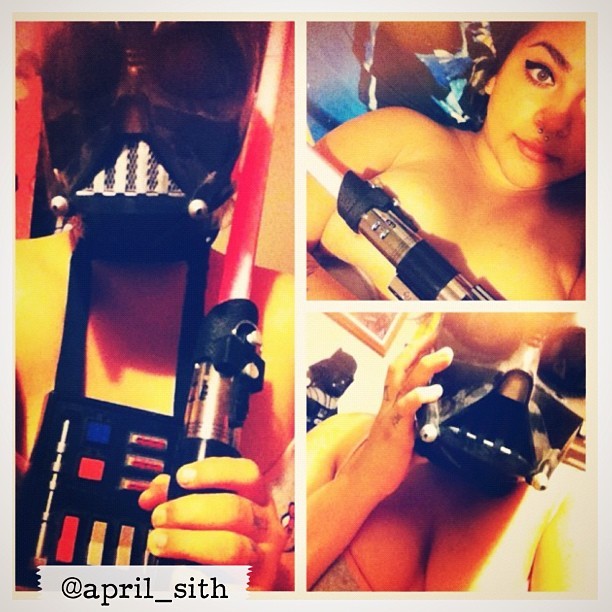 starwarsgonewild:  Oh la la !!! Today we have @april_sith !! 💀