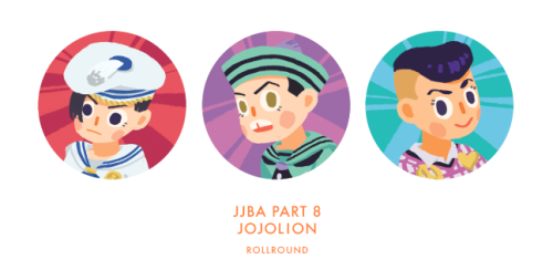 added more buttons to the JJBA series!(these are only available at-con)