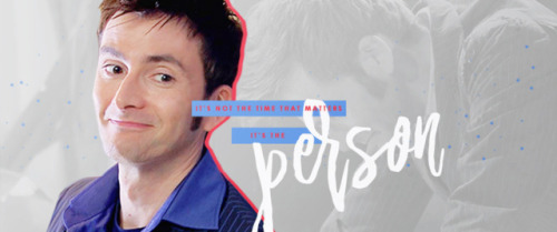 hollistic-detective: GET TO KNOW ME MEME - [4/5] favorite male characters: tenth doctor I’m th
