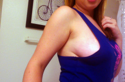 happyhumps:  Here are more pictures(I took them a month ago.)Who wants to suck on my boobs? I am so horny!