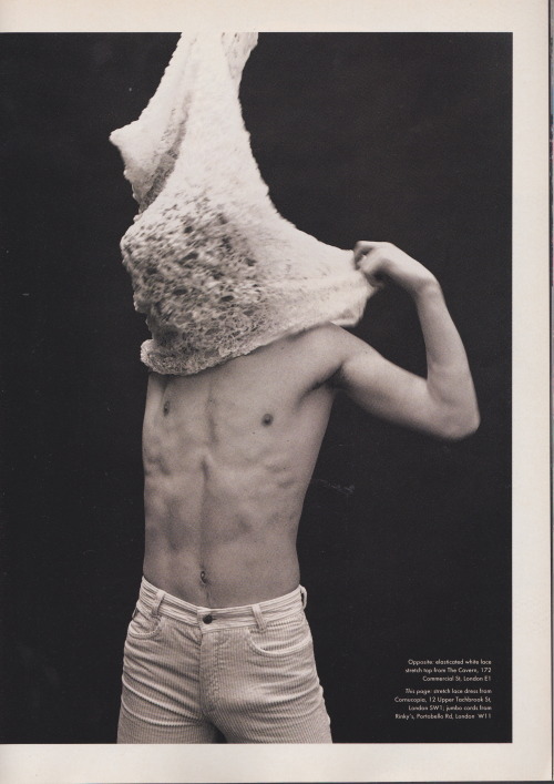 4archive:  Flesh, photographed by Mario Sorrenti for The Face Magazine Apr93, styling by Cathy Dixon 