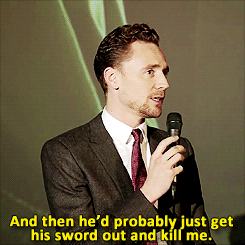 hiddlestatic:  &ldquo;If you could have a conversation with any Shakespearean