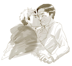 barleytea:  kisses for the bf after a mission