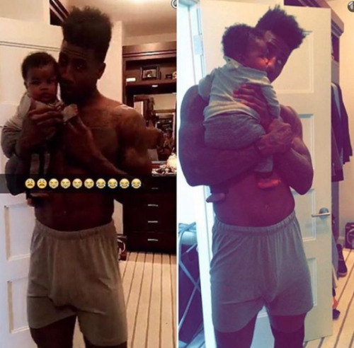 dominicanblackboy: Sexy tall ball player Iman Shumpert and Teyana Taylor boyfriend got a nice ass on