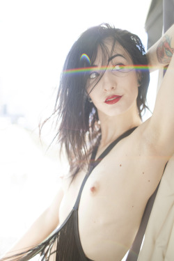 cleanmoralpolite:  It’s all sunshine and rainbows when I’m with Lucy. Photographed by Me. 