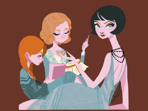 microbluefish:Miss Fisher’s Girls 2.This took longer than it looks.