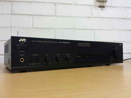 Jvc AX-211BK Stereo Integrated Amplifier, 1989