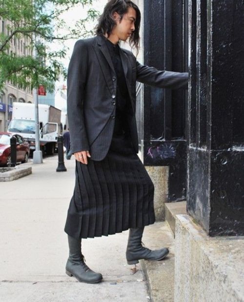 men should wear skirts!Comme des Garcons Homme Plus Skirts