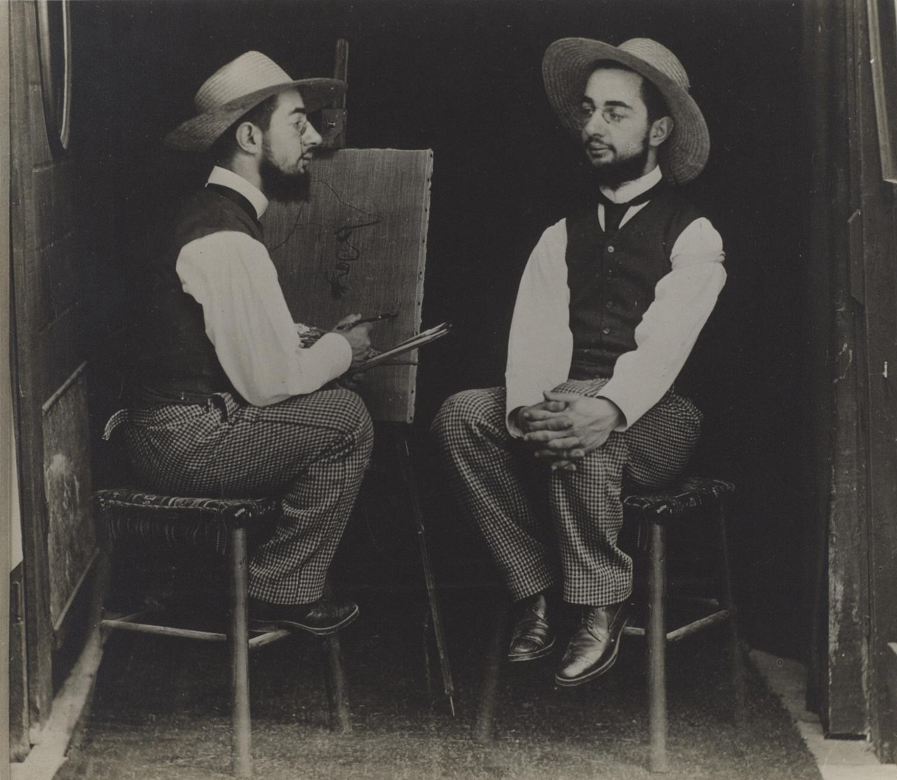 philamuseum: Artists often used photography to help craft their public personas.