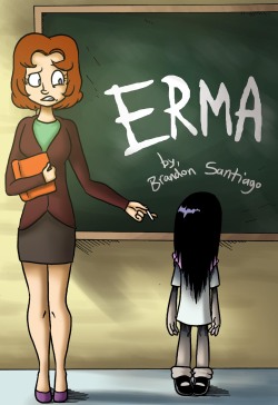 wolf-and-kitten:  brandontheoutcast:  A college project that I worked on. A series of what happens when a ghost girl named Erma tries to live a normal life amongst others.   I need more of these