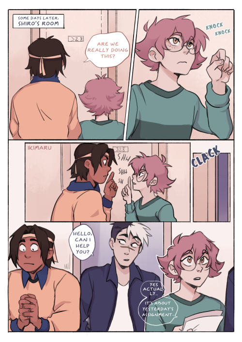   VR/college AU part 8!  busteed hAHA Keith: