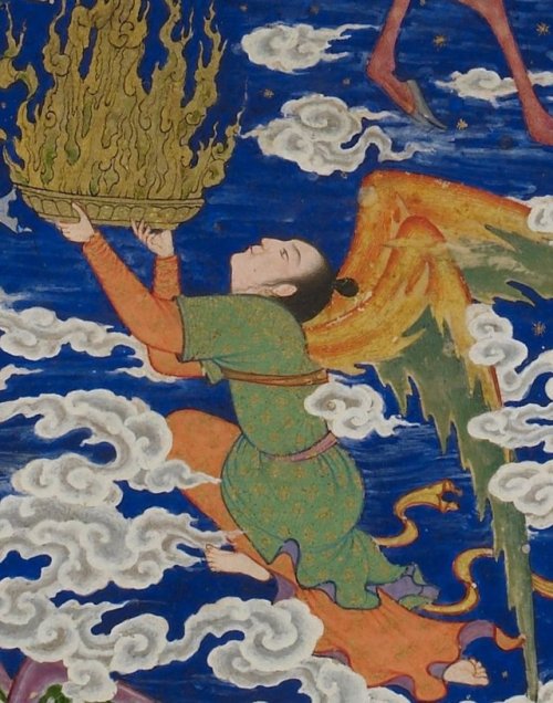 gardenofthefareast:Persian Illumination paintings,detail