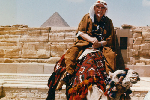 Colonel Sanders visiting Cairo, circa 1970′s.