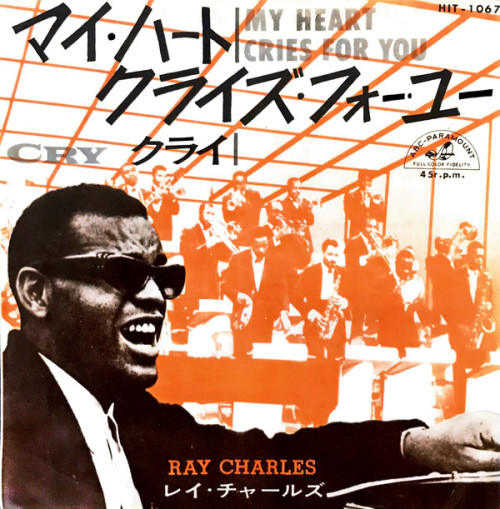 レイ・チャールズ  -  マイ・ハート・クライズ・フォー・ユーRay Charles  -  My Heart Cries for YouABC-Paramount HIT-1067, 1964, v