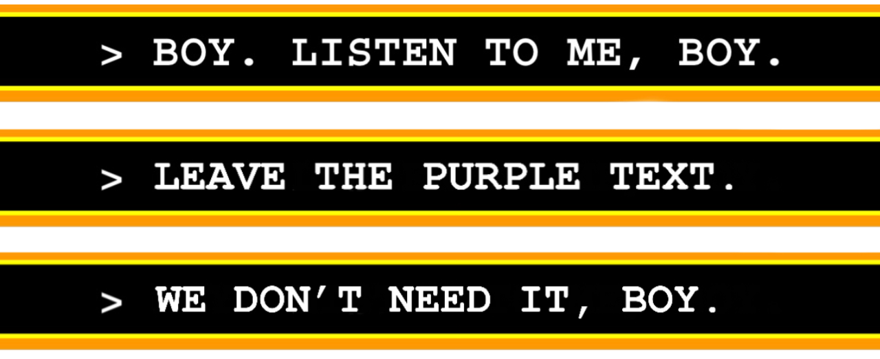 robeatnic:4lph4kidz:not to be that guy but ‘it’s me boy the ps5 i’m speaking to you inside your brain’ or however that meme goes is. also a homestuck plot pointno yeah this did happen