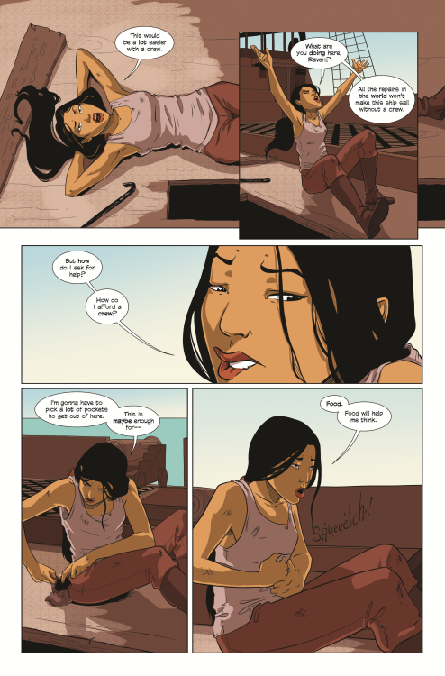 darthkrzysztof: princelesscomic: Raven The Pirate Princess Issue 1: Pages 1-10It’s been a whil