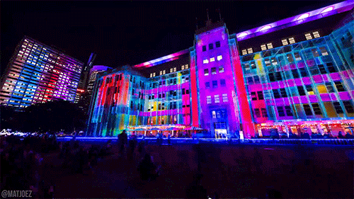 blazepress:Mesmerising 4K Time Lapse of Sydney’s Vivid Light Festival