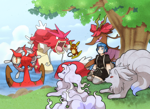 Pokemon Family Commission by @mirika Commissions are open, click here! or send a message.