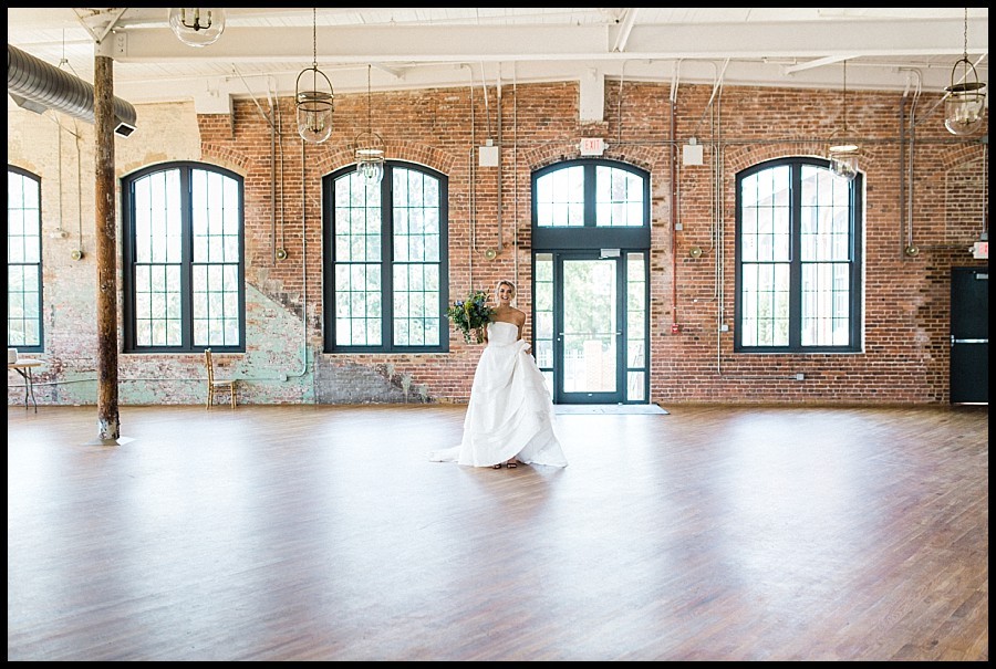 charleston wedding photography and caroline herrera fern gown at the ceder room