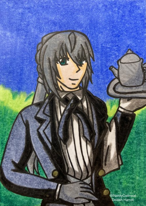 Sir Bedivere’s butler costume is just too cute! I have an extra Bedivere in game, and I want to work