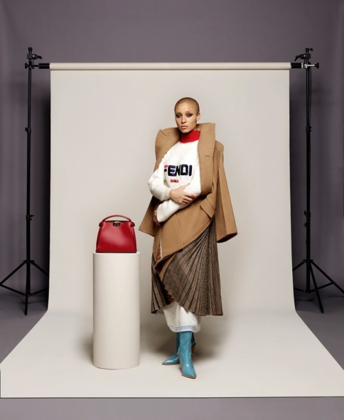 wearesodroee: Ad Campaign: Fendi Fall/Winter 2018-2019Model: Abbey Lee, Adwoa Aboah, Gigi HadidPhoto