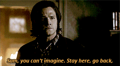 dickiebirdie37:  06.22 // 09.01 - sam choosing to live for dean 