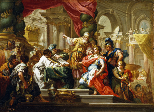 Alexander the Great in the Temple of Jerusalem, Sebastiano Conca, ca. 1736