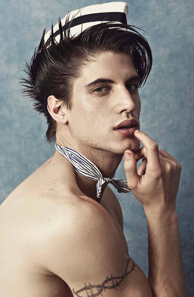 ohthentic:  ratatoskryggdrasil:  Santiago Ferrari is a Male Pinup for Sailor Inspired