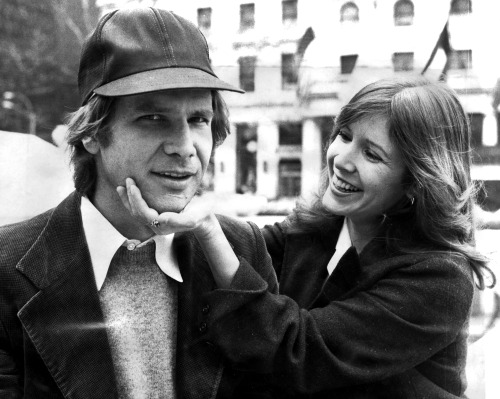 blondebrainpower:  Harrison Ford and Carrie