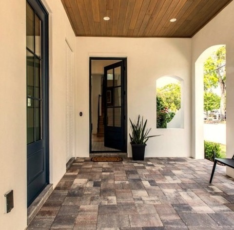 Outdoor Kitchen Outdoor Kitchen In Orlando Inspiration For A Mid-sized Tropical Brick Porch Remodel With