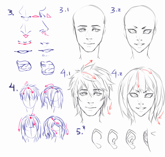 HOW TO DRAW ANIME STYLE HAIR by Miniuxtips - Make better art