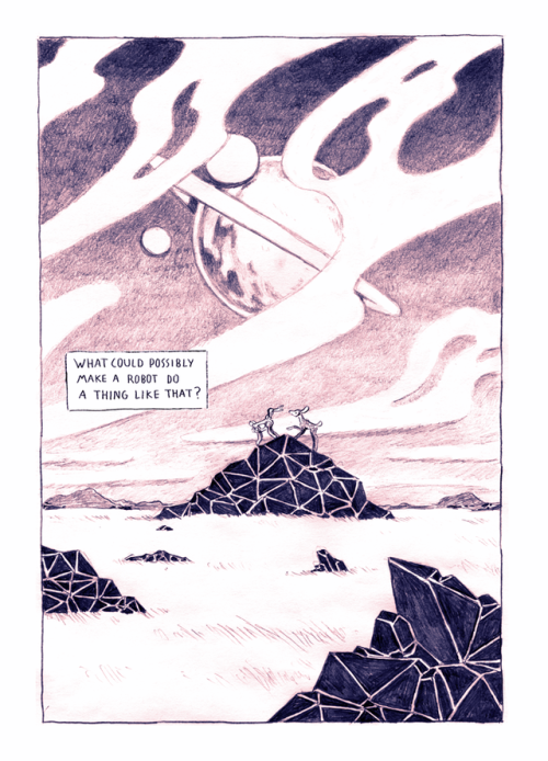 icamebyunicorn: A silly little oneshot comic i did last summer about friendship, robots and space de