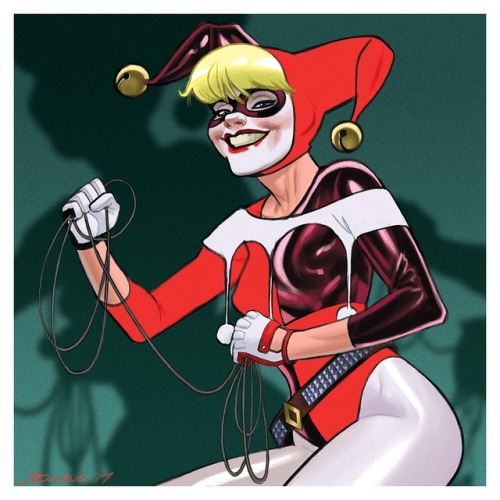 Harley and Ivy. Here’s a look at some recent pin-ups I did of two of my favorite Bat-character