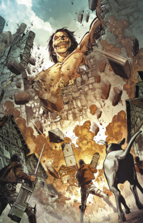 snkmerchandise:  News: Kodansha Comics Unveils Cover of Attack on Titan Anthology