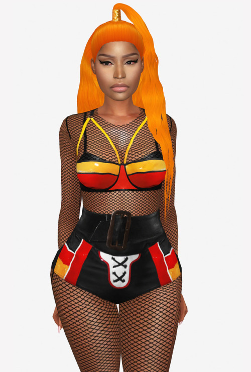 alecseycool:   Nicki Minaj | bra and bottom with mesh bodysuit 1 color HQ texture Custom thumbnail C