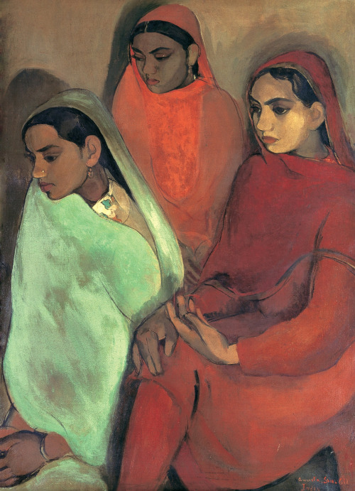 radstudies: Amrita Sher-Gil (Indian, 1913-1941) Group of Three Girls, 1935